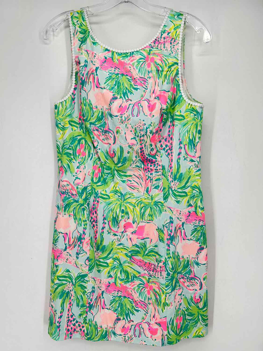 Lilly Pulitzer 8 Light Blue Print Sleeveless Lilly Pulitzer Dress