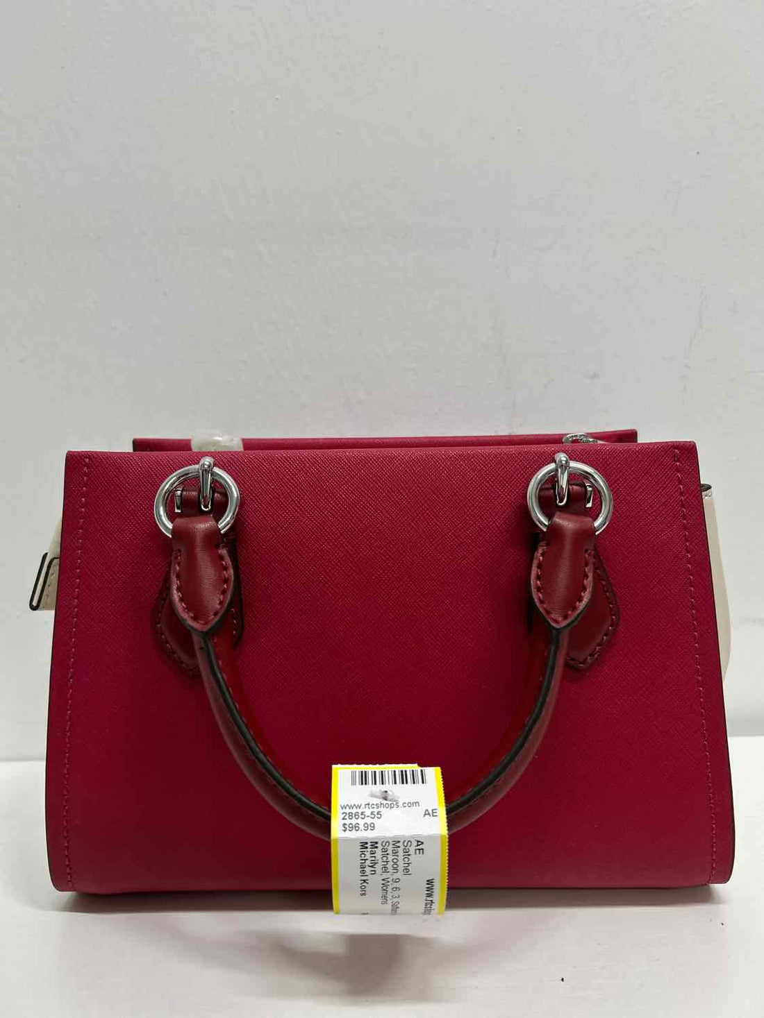 Michael Kors Maroon Saffiano Leather NWT Satchel