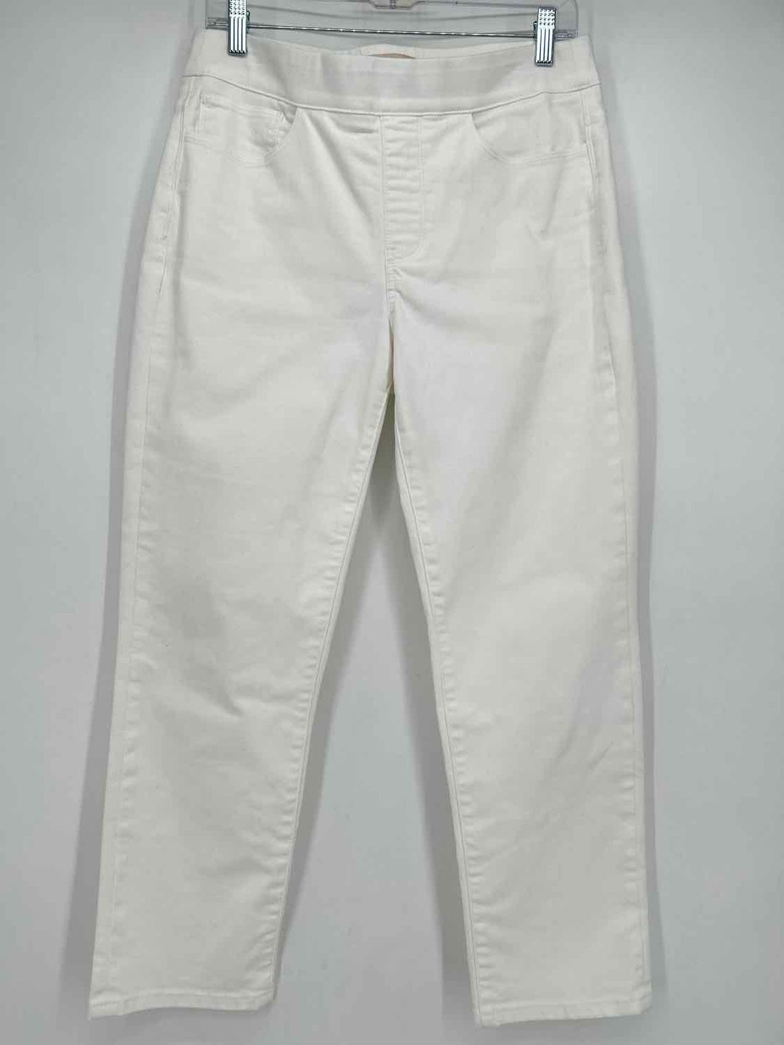 Soft Surroundings Size S White Pull On Jeans