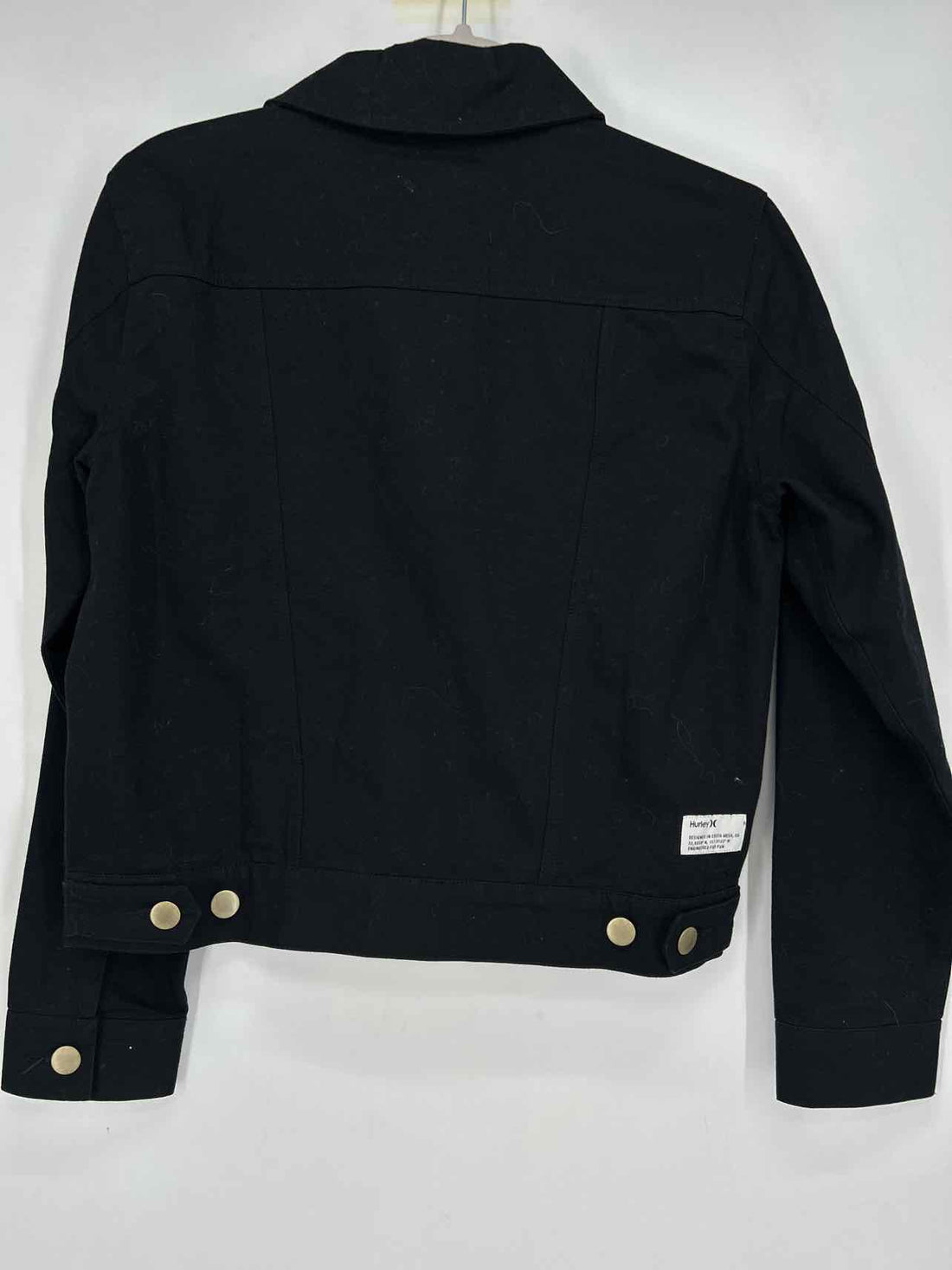 Hurley Size S Black Denim Jacket