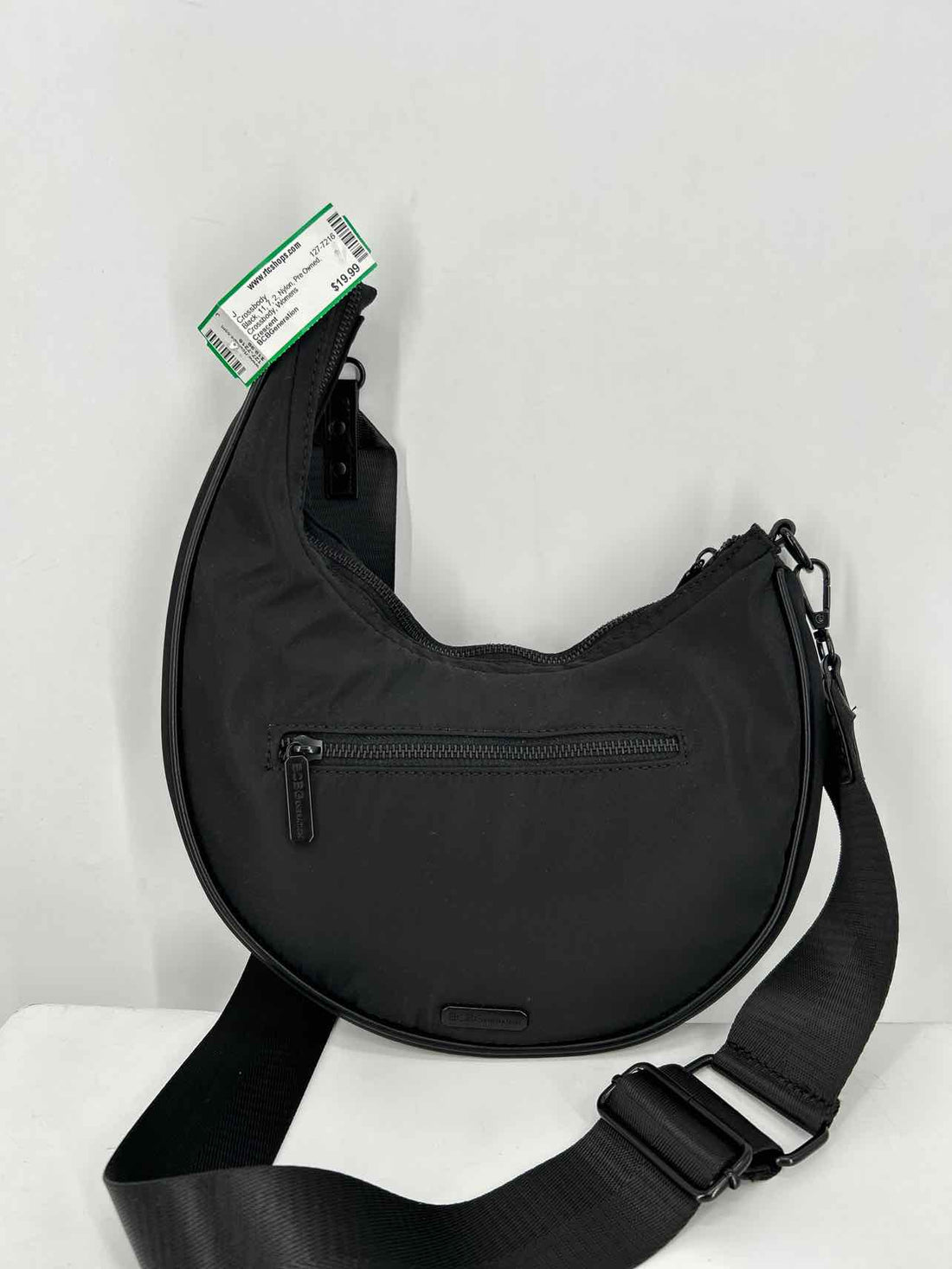 BCBGeneration Black Nylon Pre Owned Crossbody