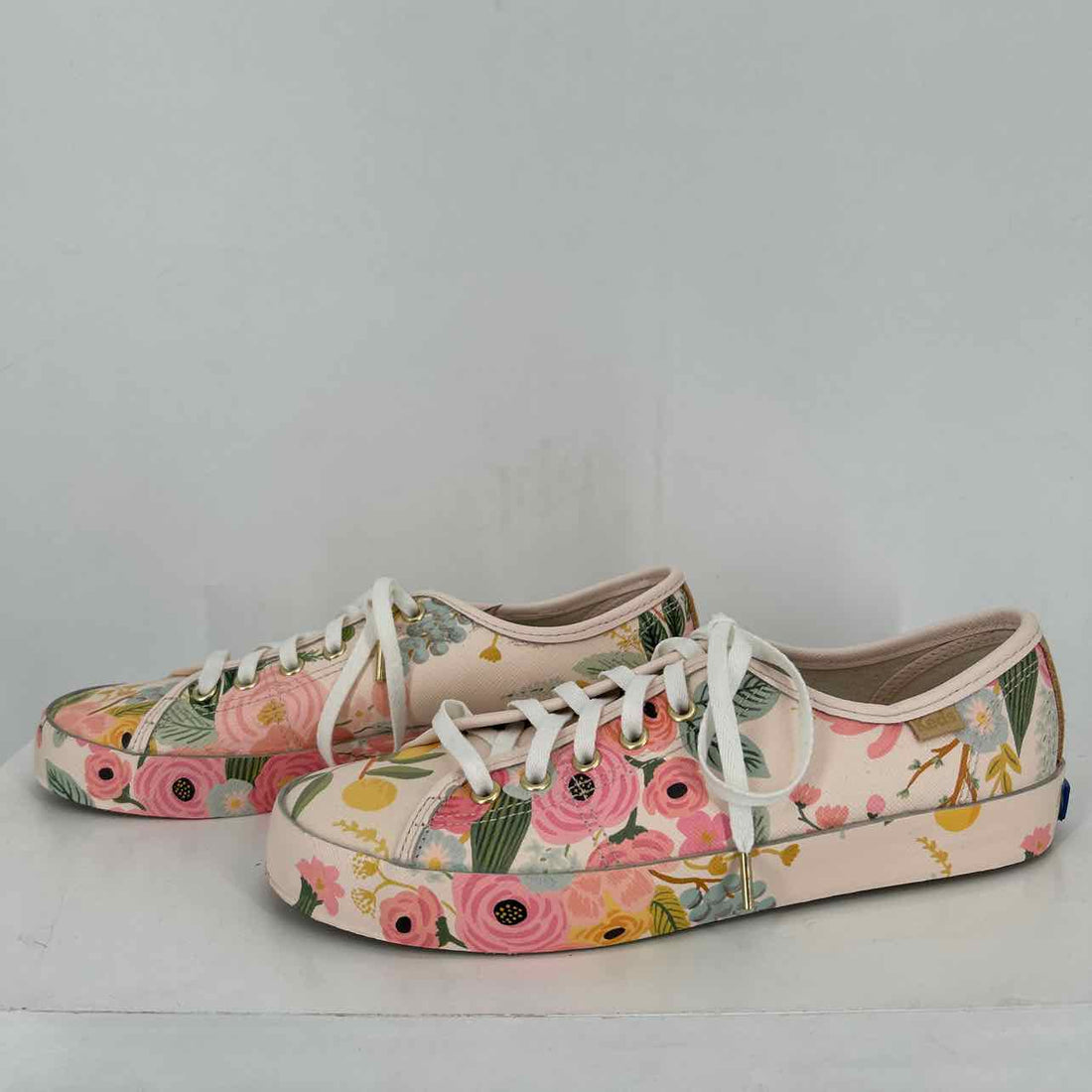 Keds Women Size 7 Light Pink Floral Sneakers