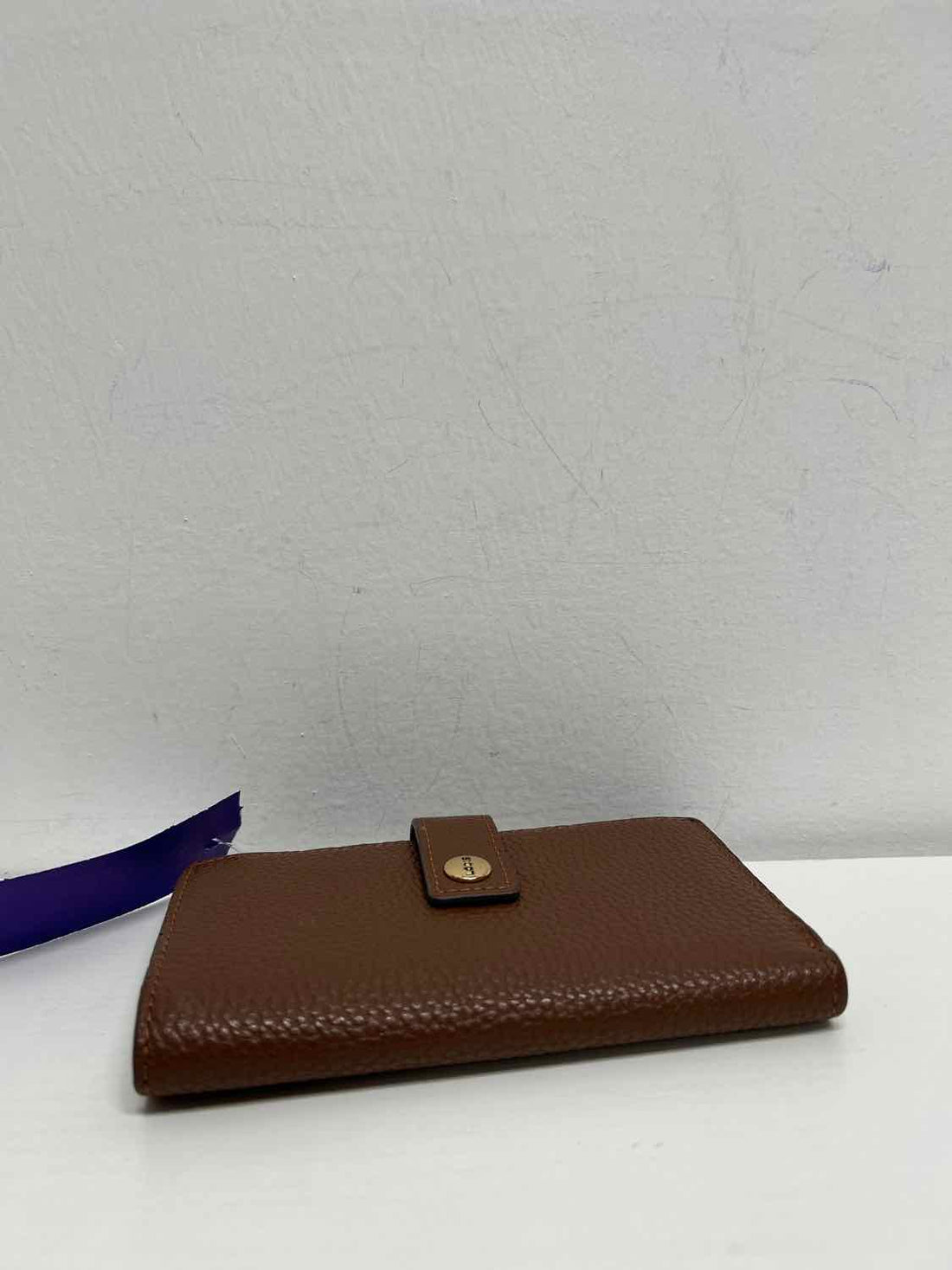 Lodis Brown Pebbled Leather Excellent Condition Wallet