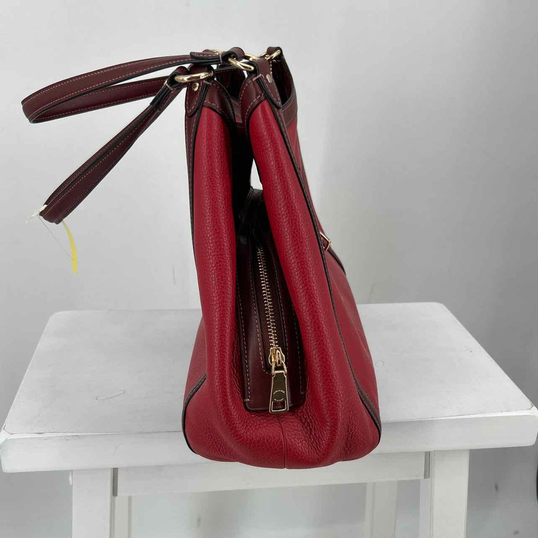 Coach Red Leather Excellent Condition Tote