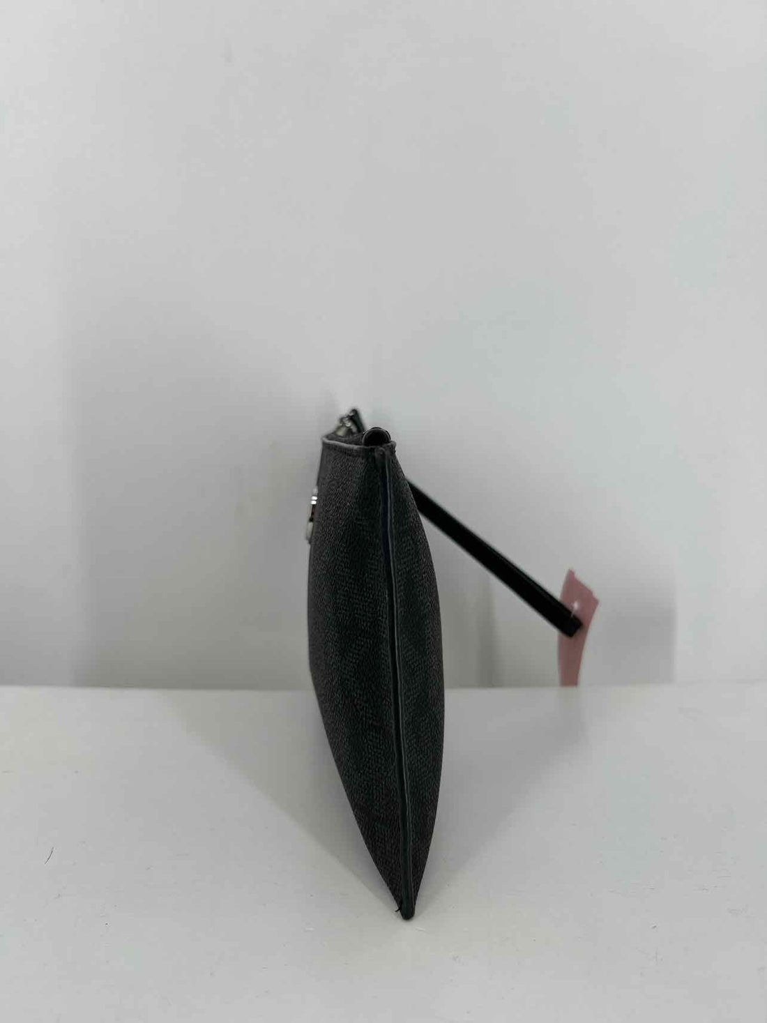 Michael Kors Black Signature Pebbled Leather Pre Owned Clutch