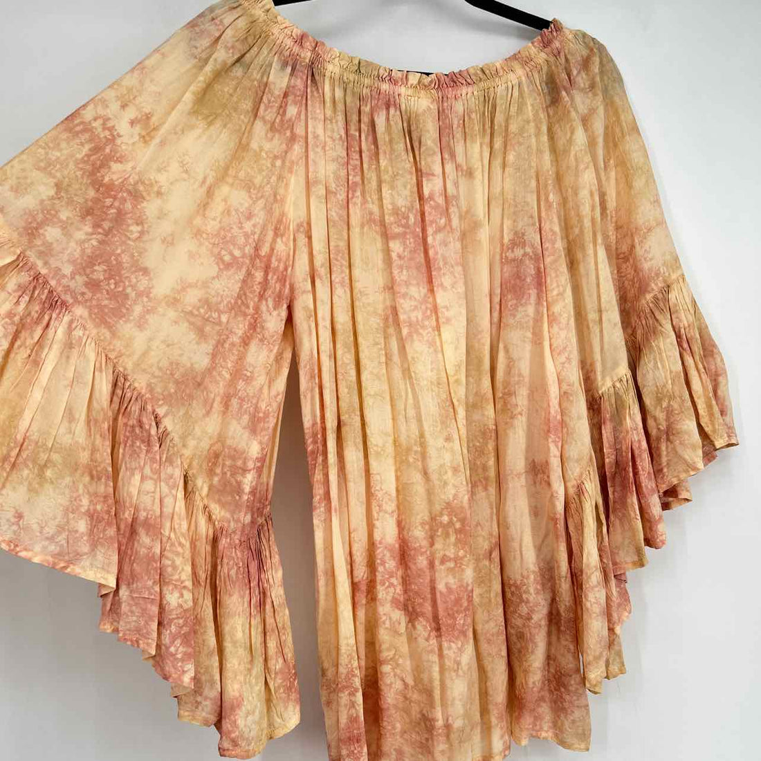 Elan Size One Size Peach Tie Dye NWT Long Sleeve