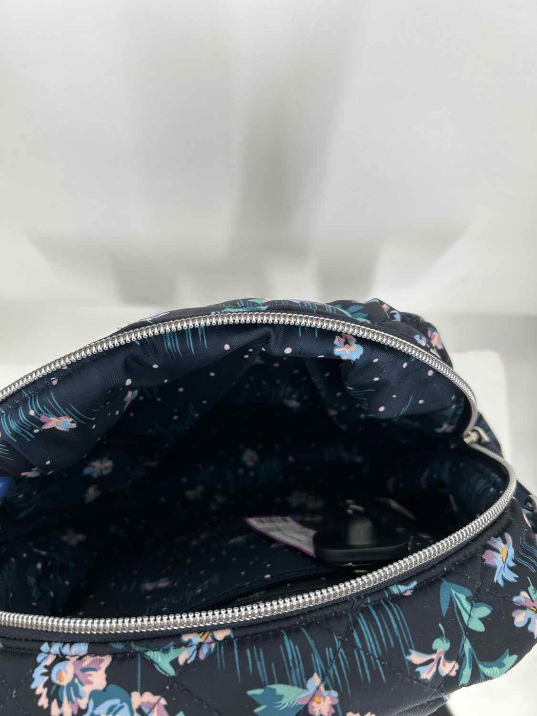 Vera Bradley Navy Floral Canvas Backpack
