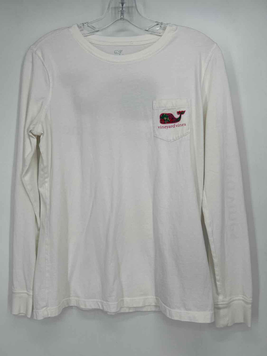 Vineyard Vines Size S White Print Long Sleeve