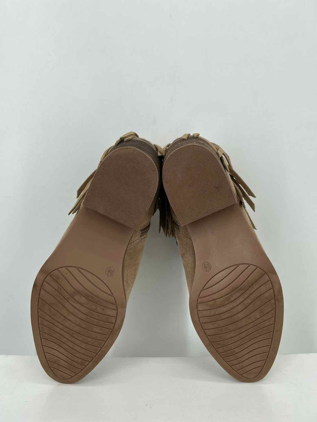 Michael Shannon Women Size 9.5 Tan Genuine Leather Ankle Boot