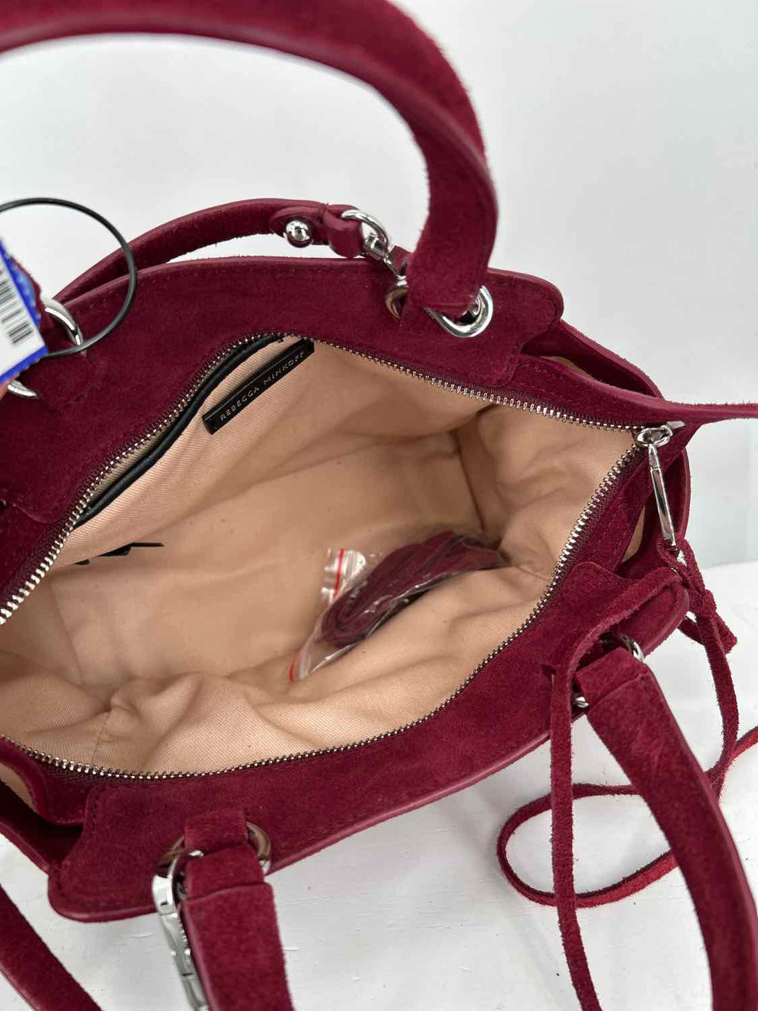 Rebecca Minkoff Maroon Suede Satchel
