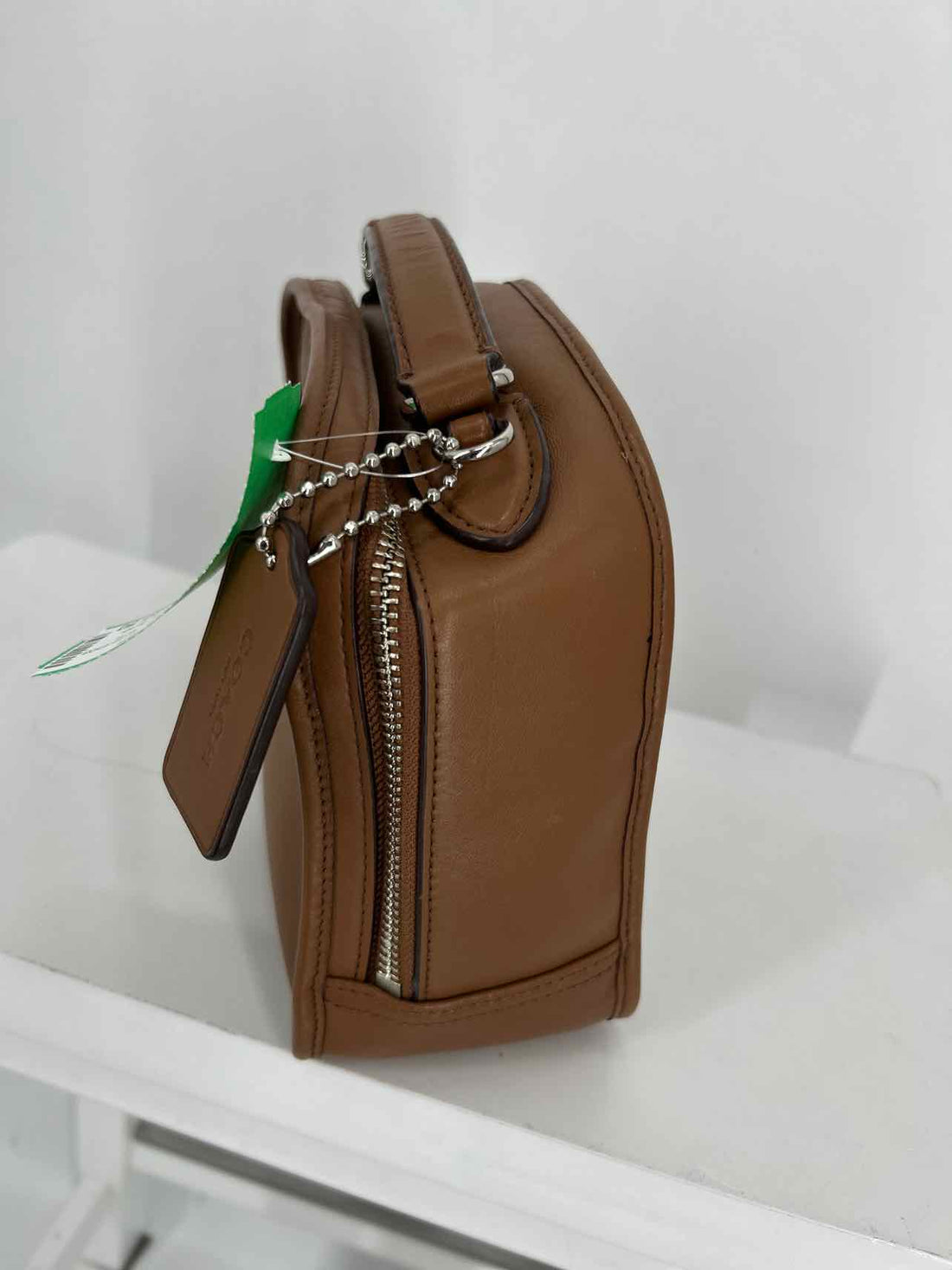 Coach Brown Smooth Leather As Is Purse