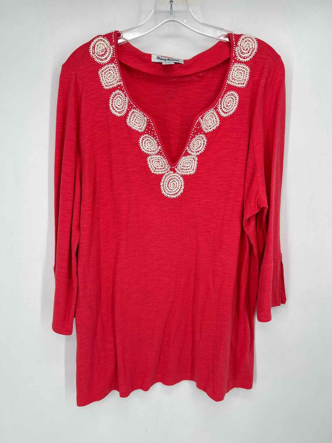 Tommy Bahama Size L Coral Long Sleeve