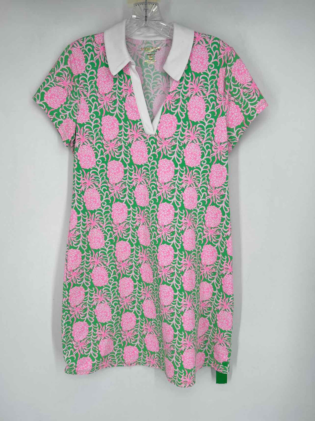Lilly Pulitzer Size M Green & Pink Print Lilly Pulitzer Luxletic Dress