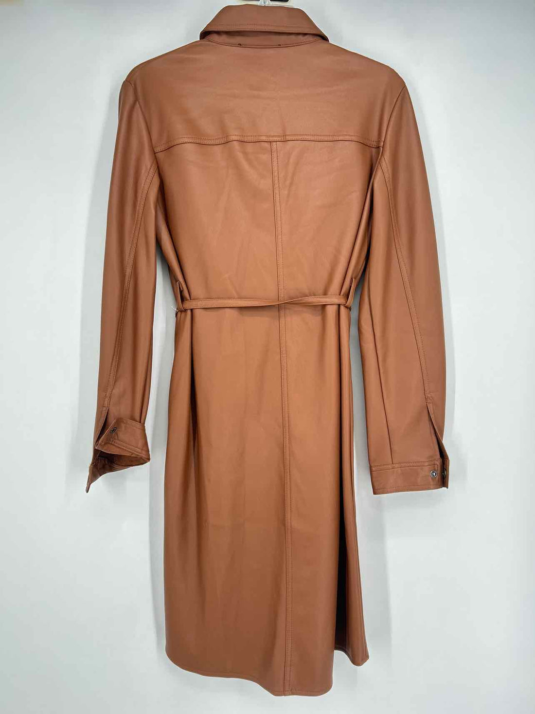 Truth by Republic Size M Brown Faux Leather Dress