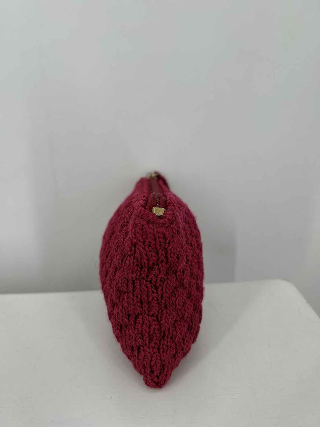 The Sak Red Crochet Pre Owned Clutch