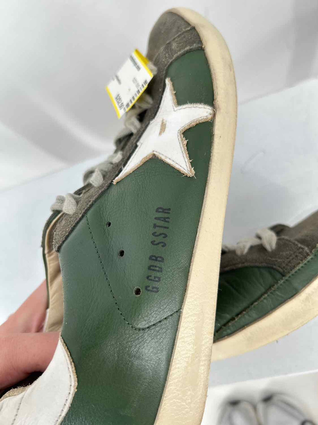 Golden Goose Women Size 38 Green Sneakers