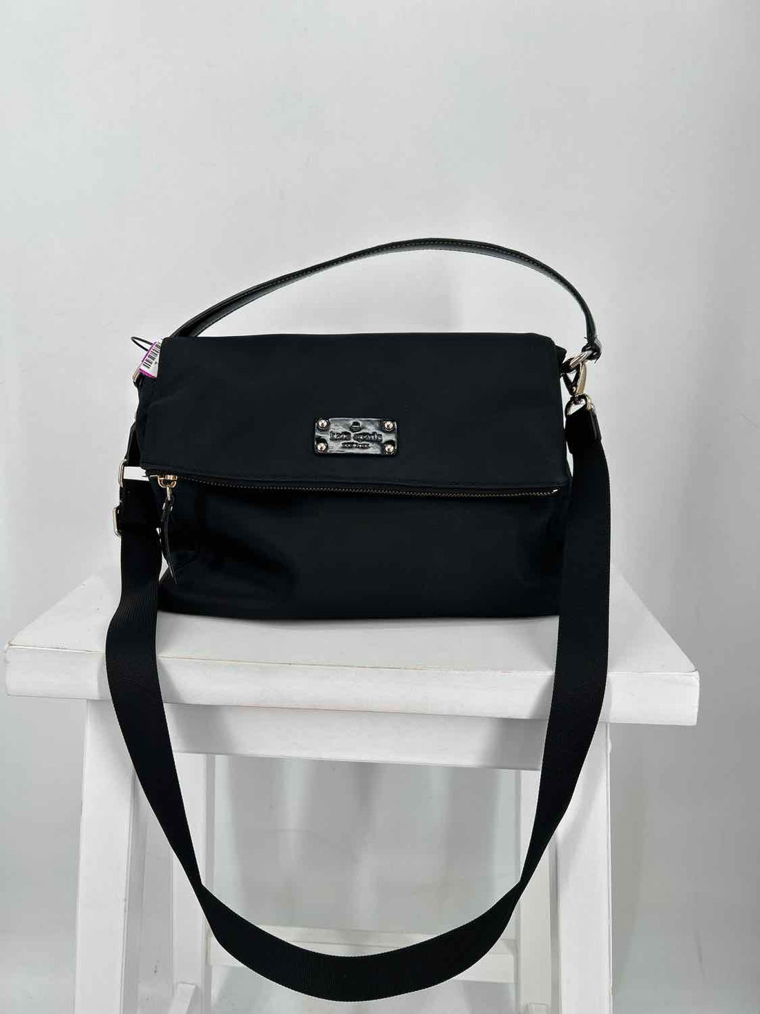 Kate Spade Black Nylon Pre Owned Crossbody