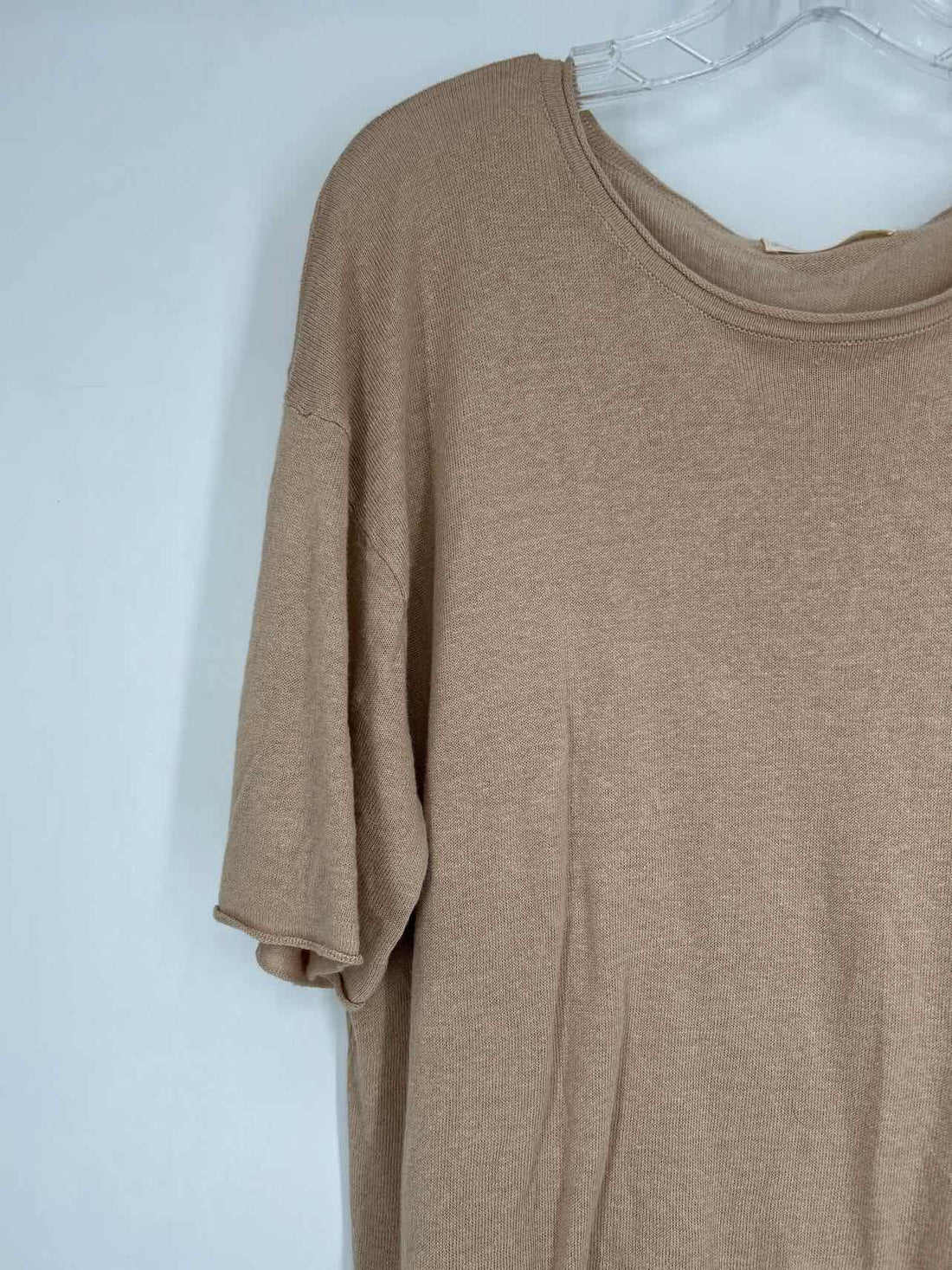 By Together Size L Tan Short Sleeve