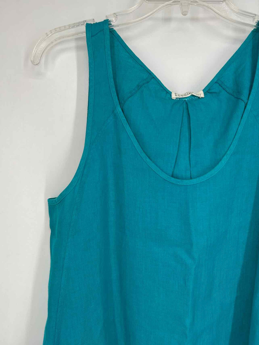 Fresh Laundry Size XL Teal Linen Dress