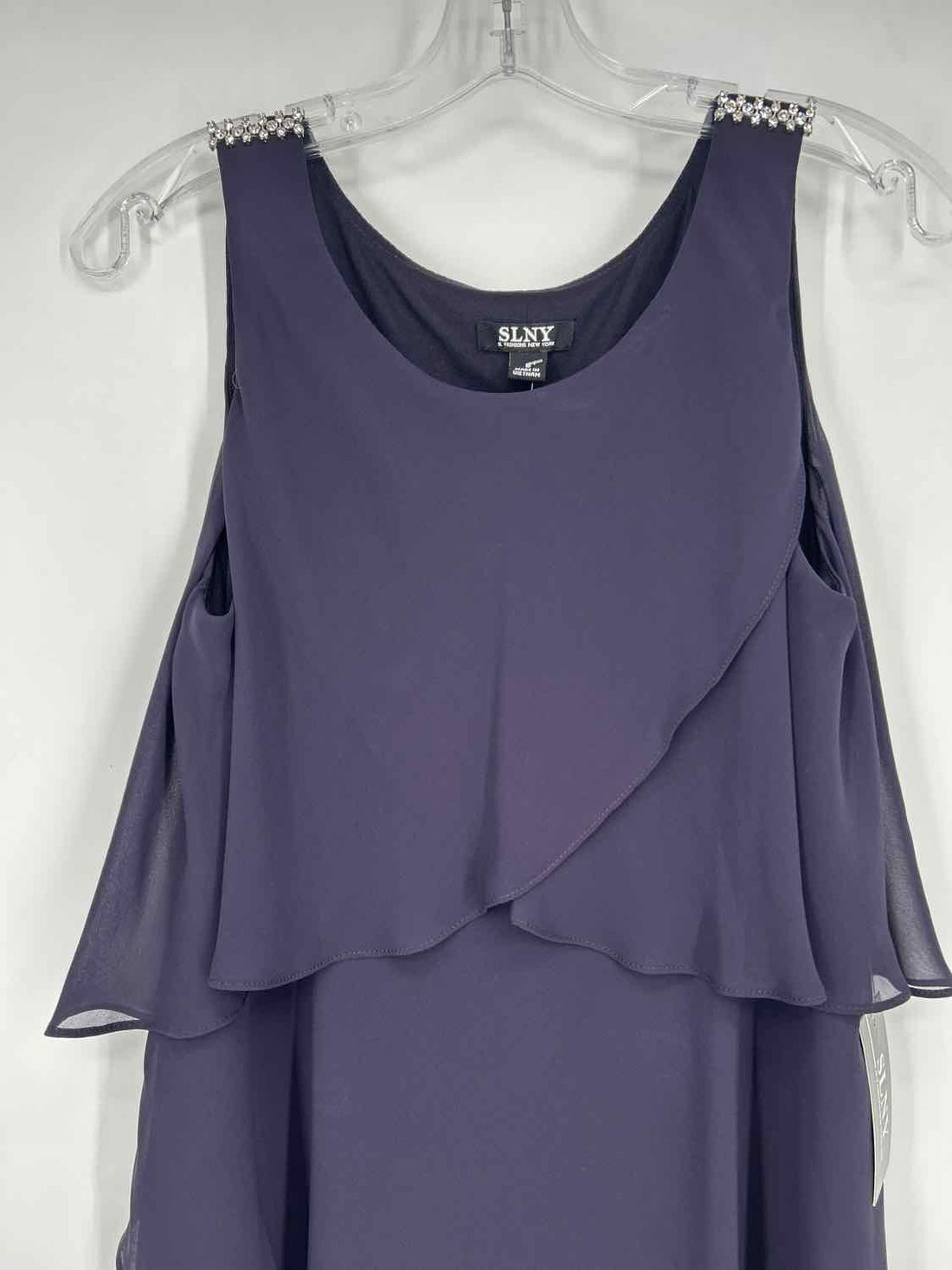 SLNY 8 Dark Purple NWT Holiday