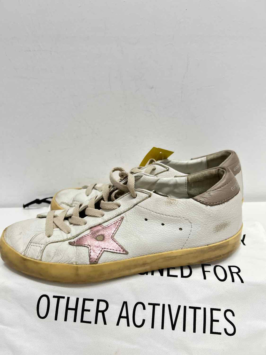 Golden Goose Women Size 39 (8.5-9) White & Pink Sneakers