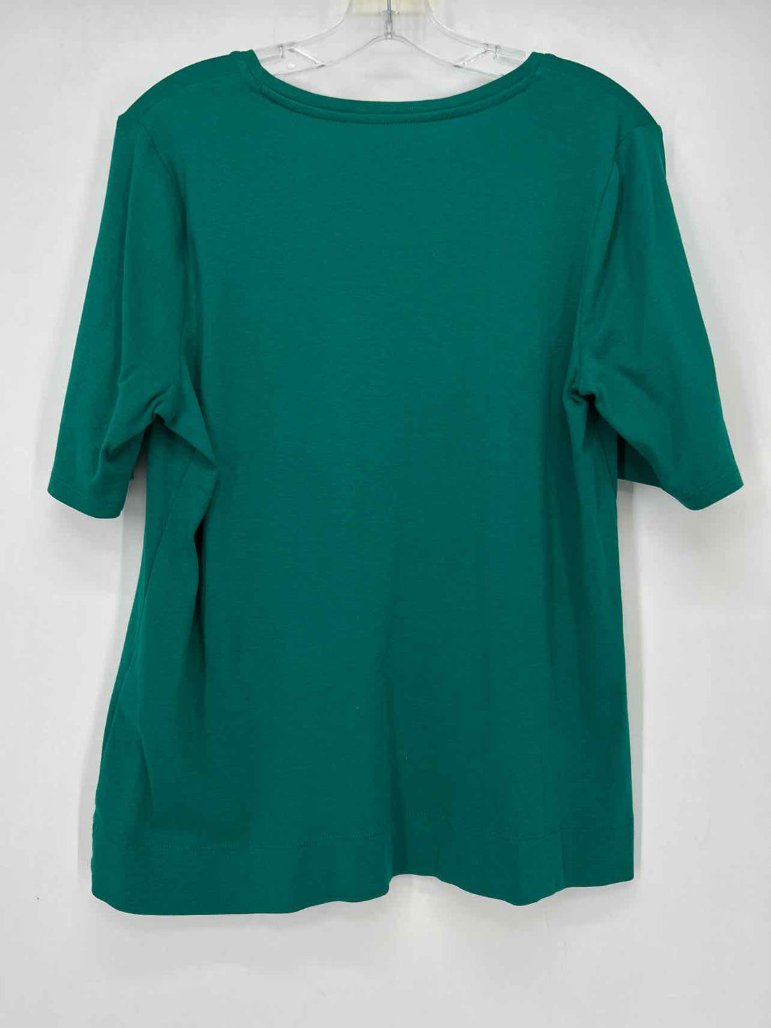 Chicos Size 2 Green Short Sleeve