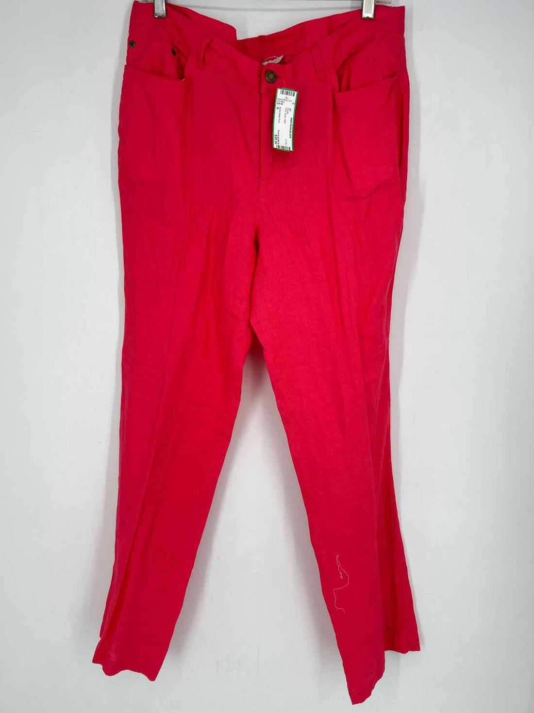 Jones New York Size 8 Red Linen NWT Pants