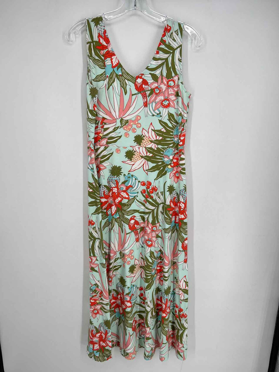 Talbots Size SP Mint Print Sleeveless Dress