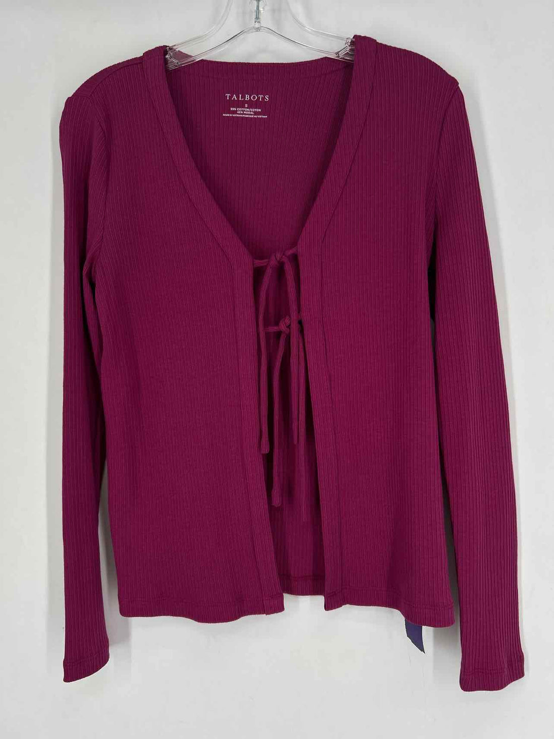 Talbots Size S Purple Cardigan