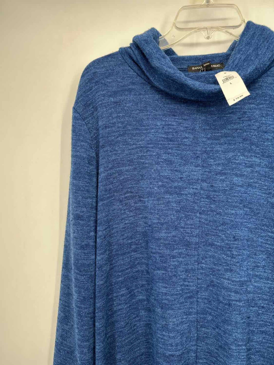 Banana Republic Size L Heathered Blue NWT Dress