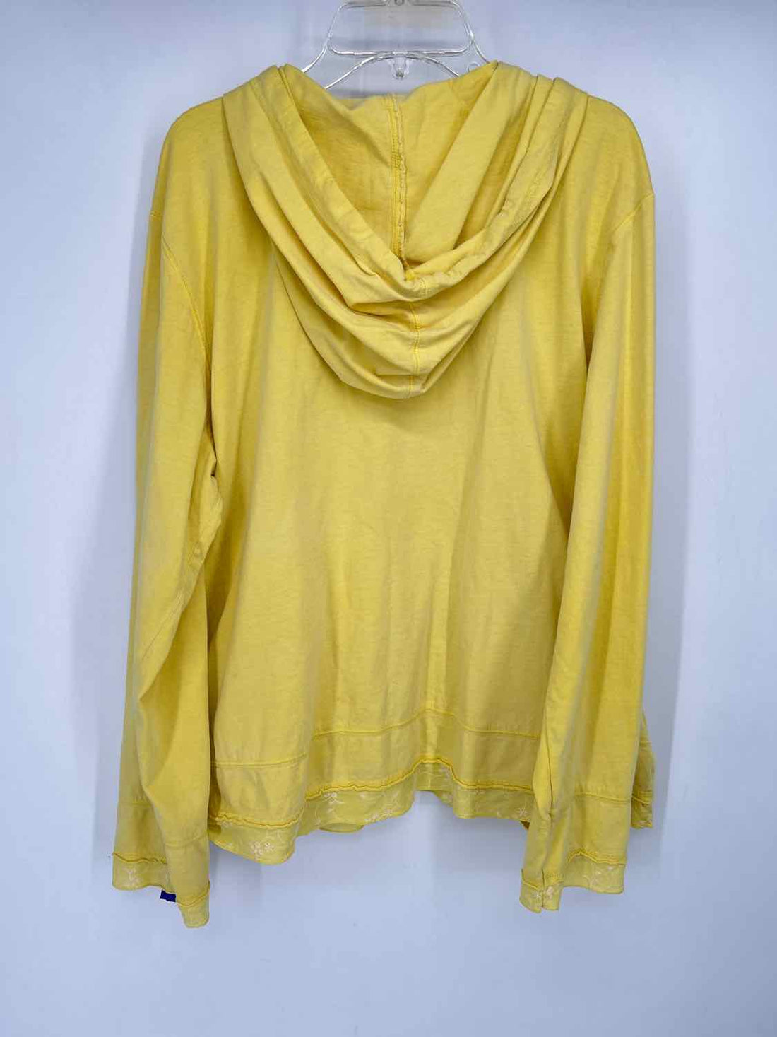 J Jill Size L Yellow Hoodie