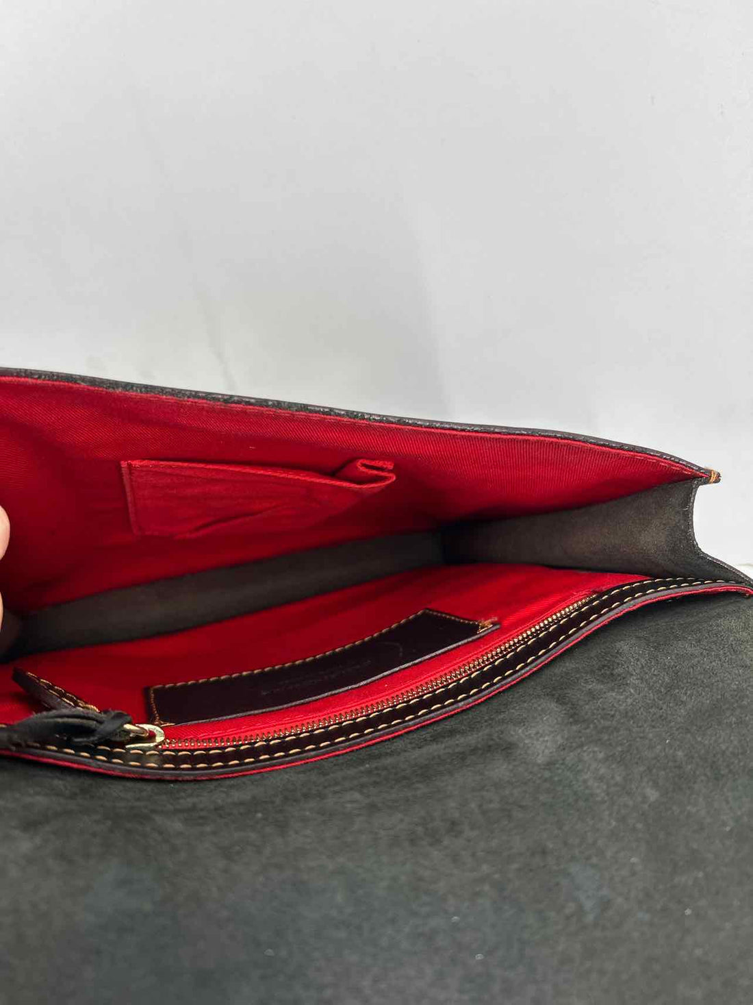 Dooney & Bourke Black Leather Vintage Crossbody