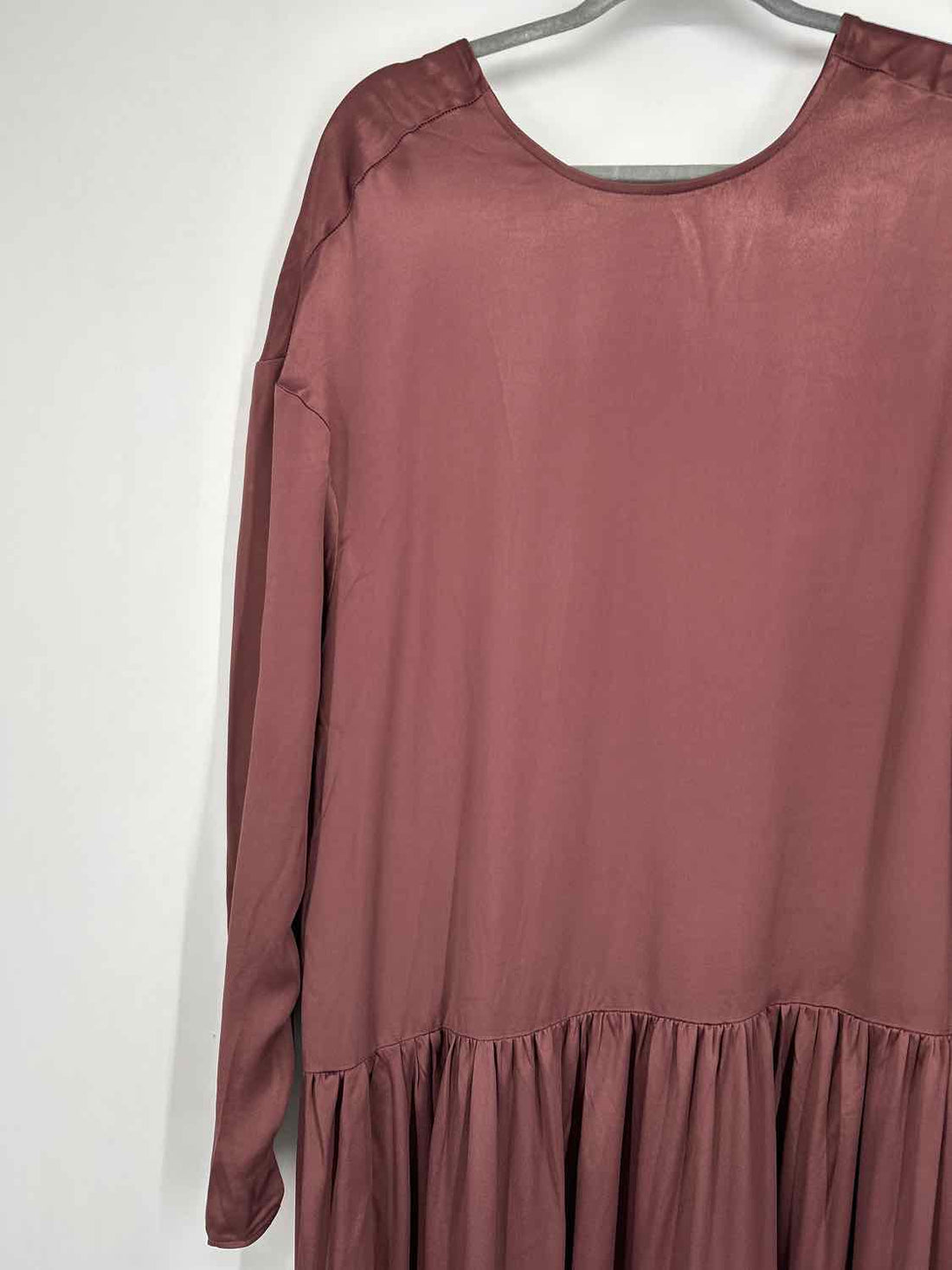 Asos Size 10 Mauve Long Sleeve Maxi