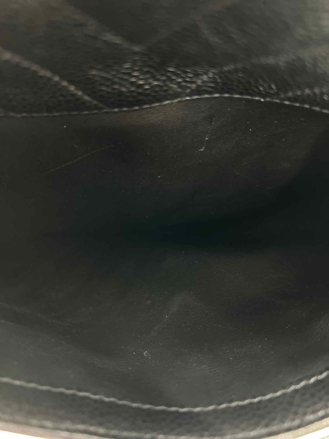 Chanel Cocoball V-Stitch Matelasse Black Caviar Leather Tote Bag