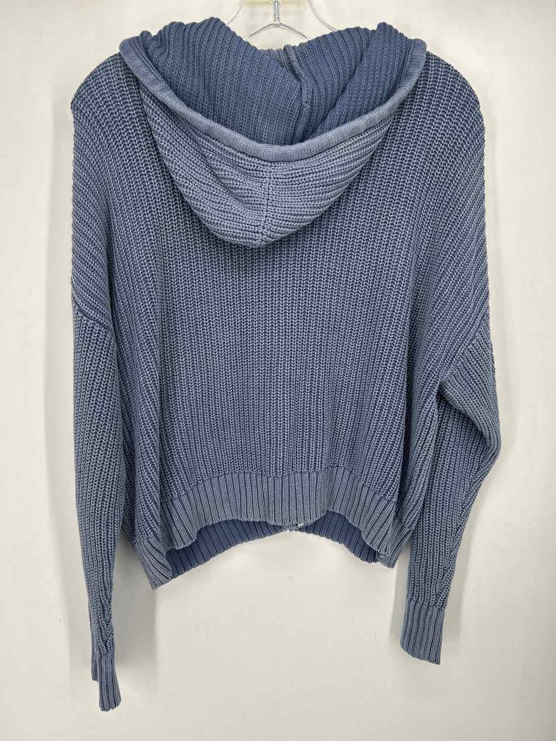 Aerie Size M Dusty Blue Knit Hoodie