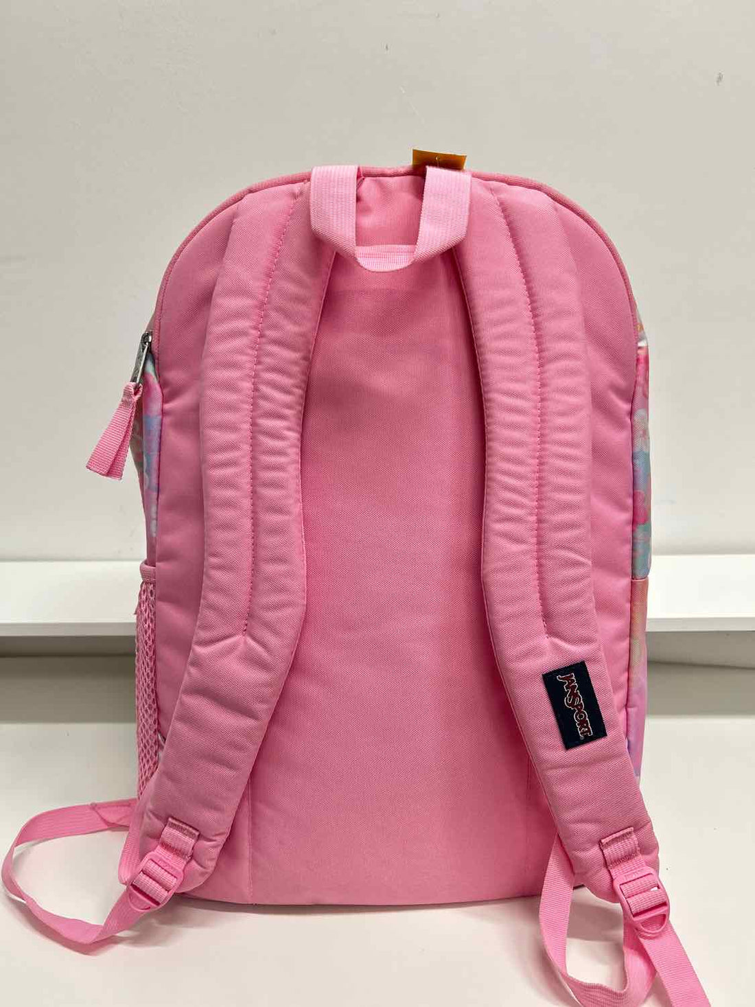 Jansport Pink Floral Nylon Pre Owned Backpack