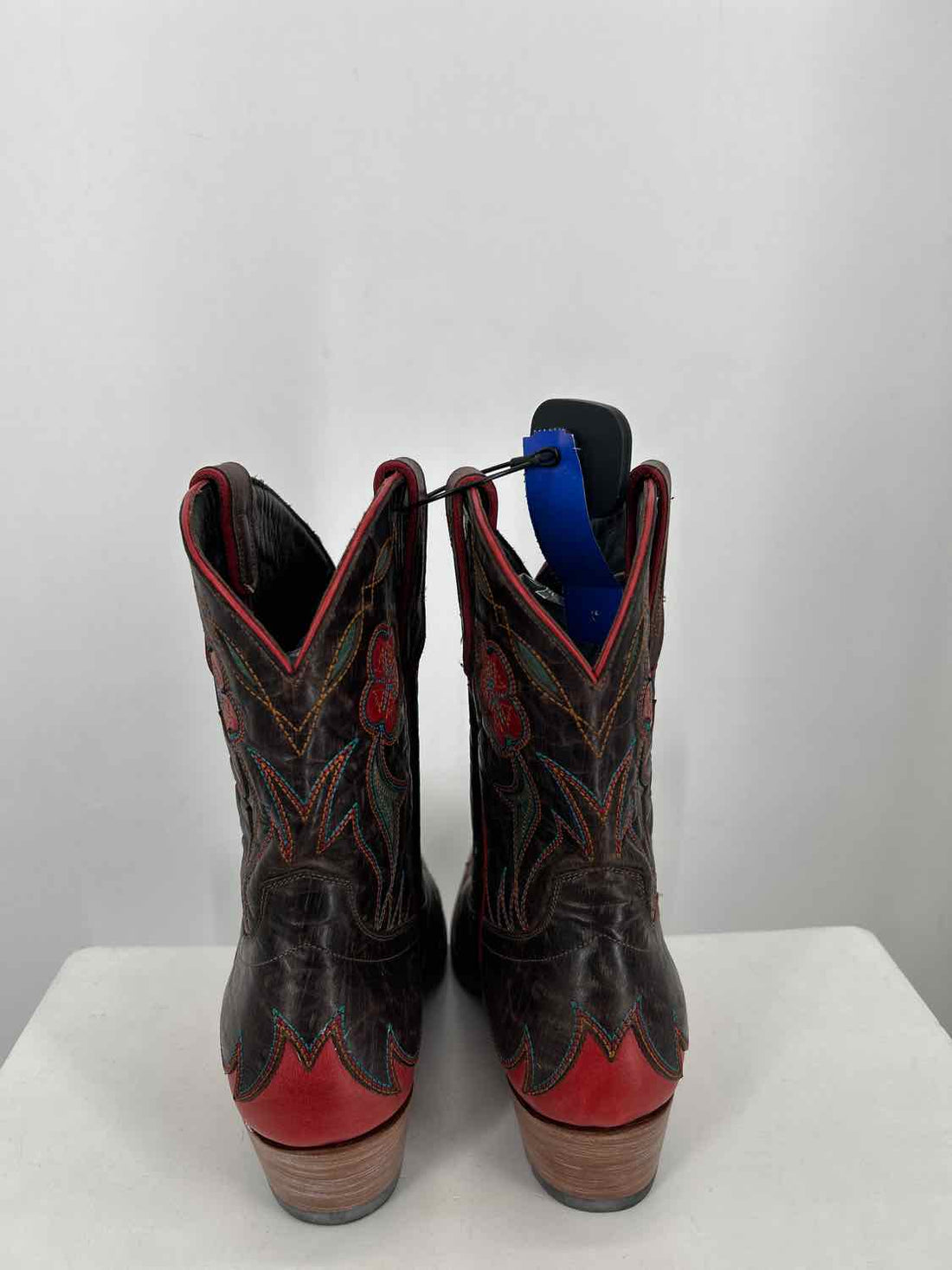 Allens Women Size 9 Brown New Genuine Leather Cowboy Boot