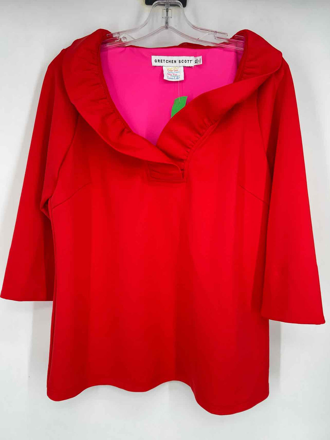 Gretchen Scott Size XL Red Long Sleeve