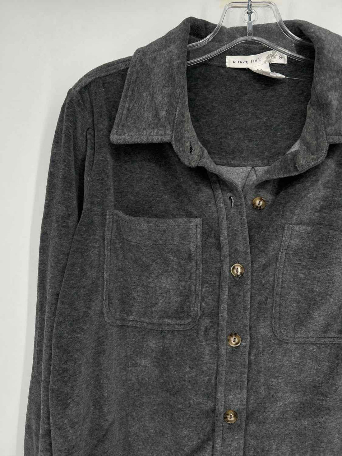 Altard State Size M Gray Long Sleeve
