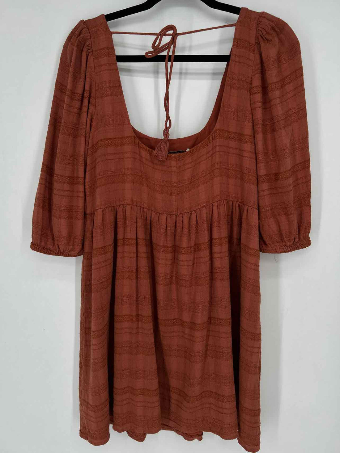 American Eagle Size M Dusty Red Long Sleeve Dress