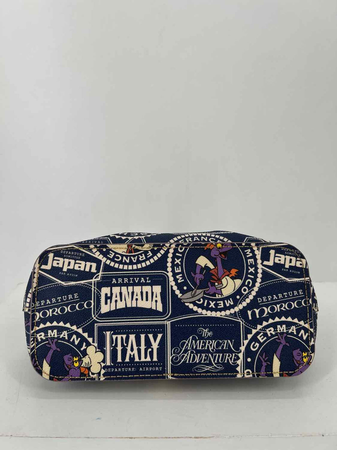 Dooney & Bourke Purple Print Leather Crossbody