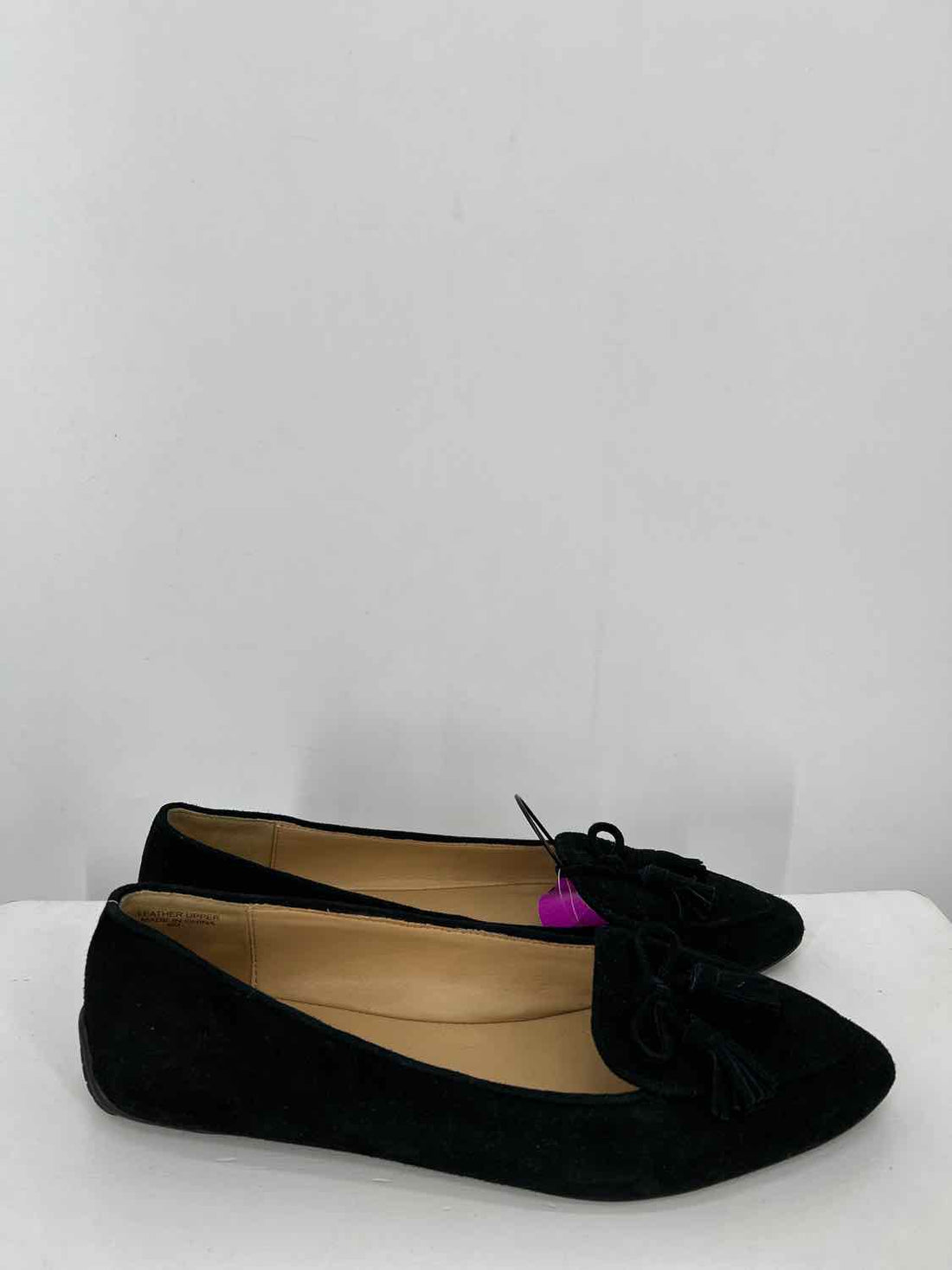 Talbots Women Size 8 Black Genuine Leather Loafers