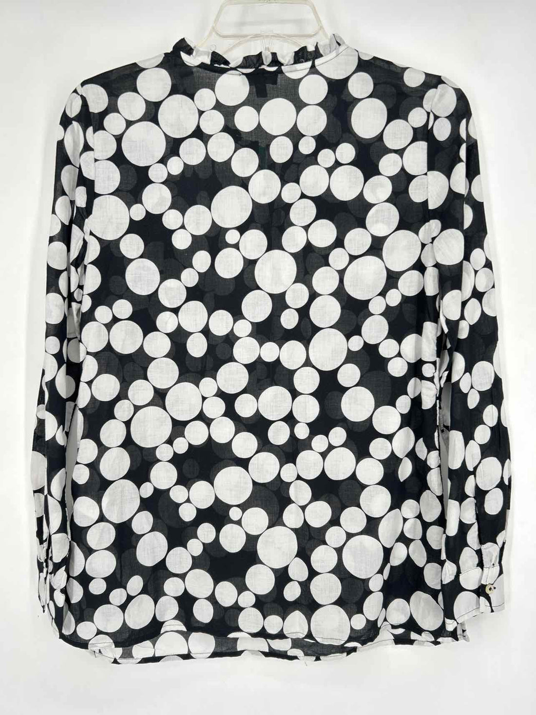 Talbots Size XS Black & White Long Sleeve