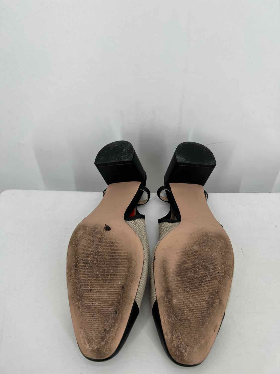 J Crew Women Size 7 Canvas & black Heels