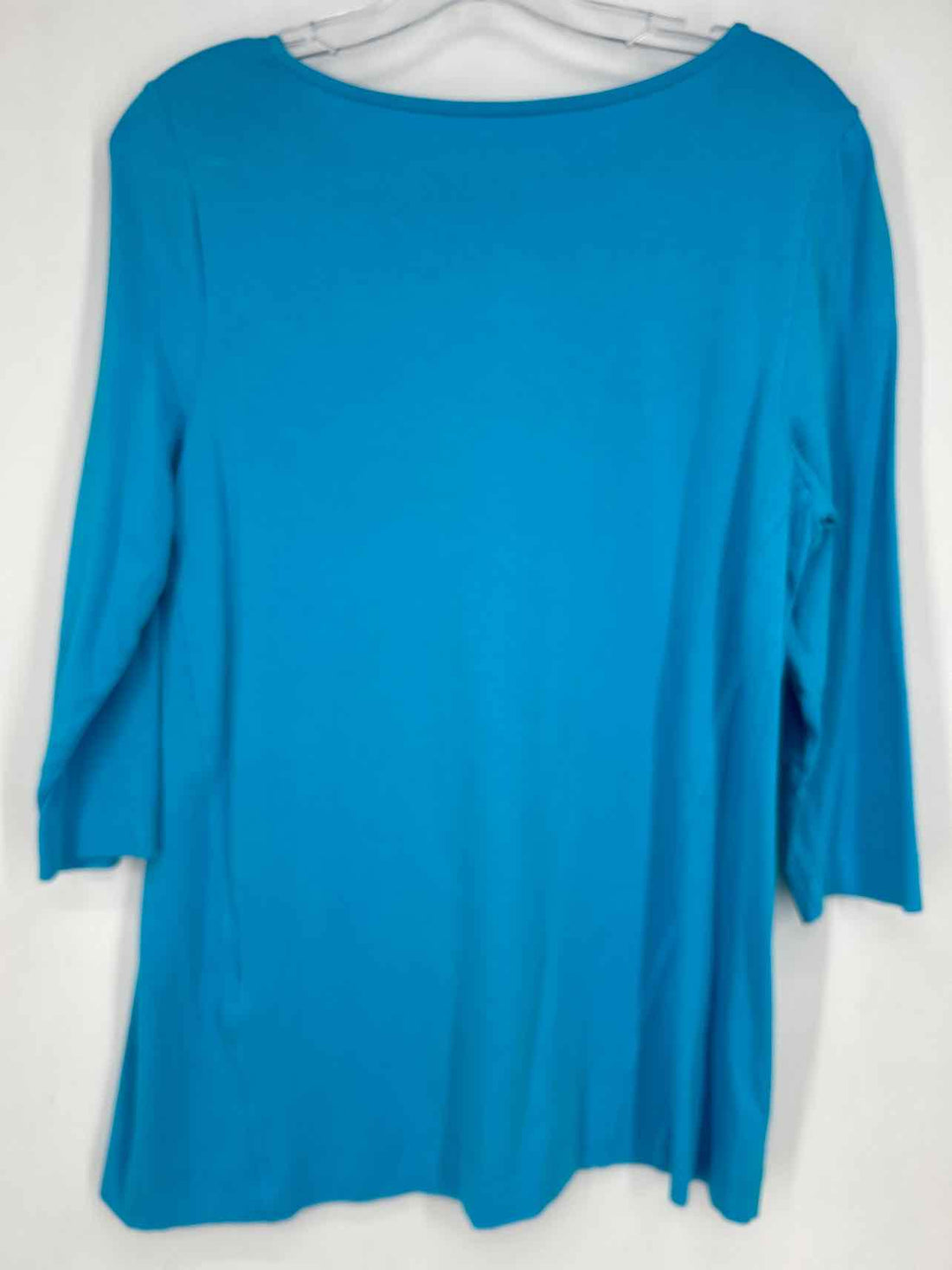 Chicos Size 1/M Bright Blue Long Sleeve