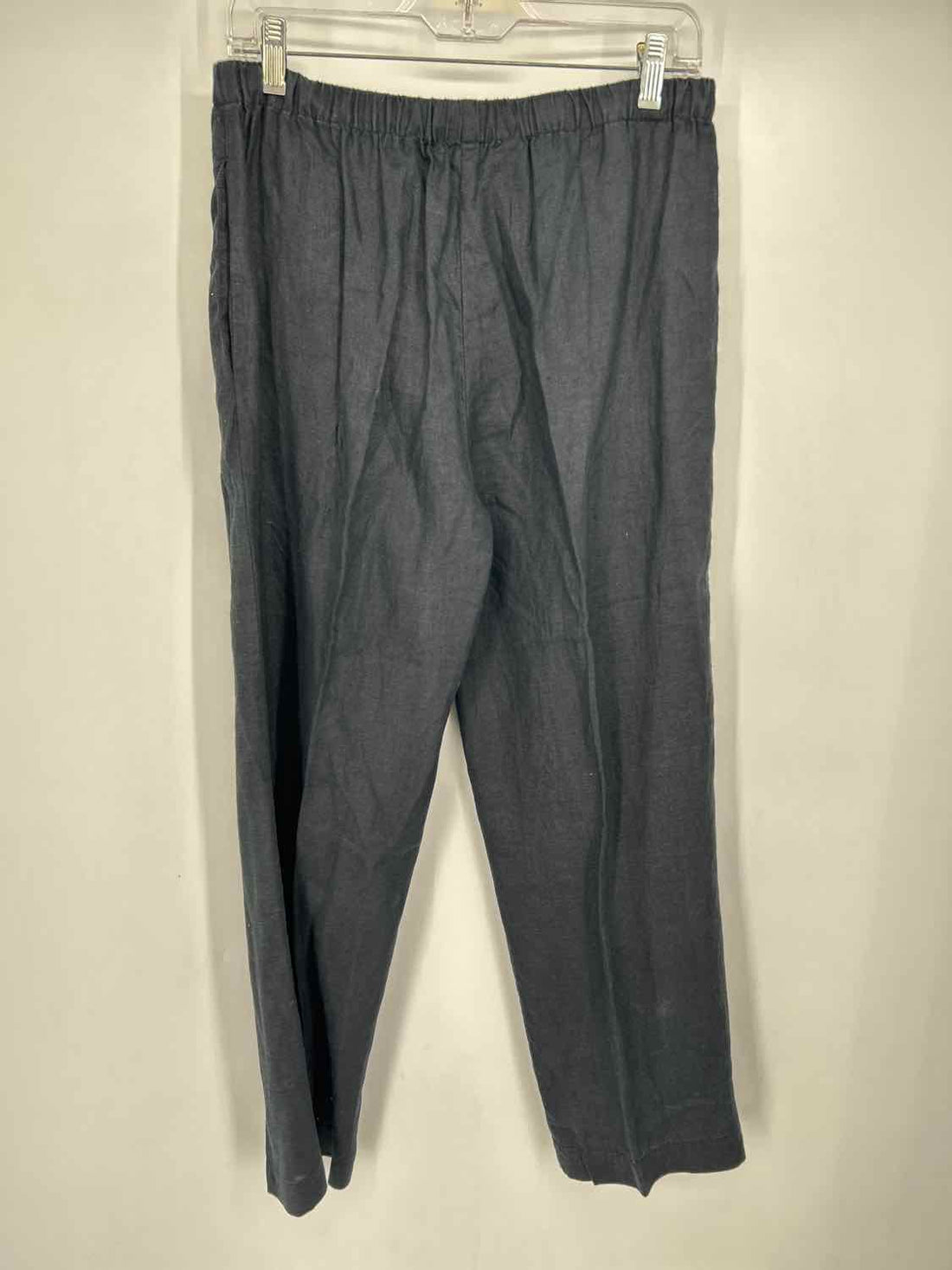Quince Size M Black Linen 100% Pants