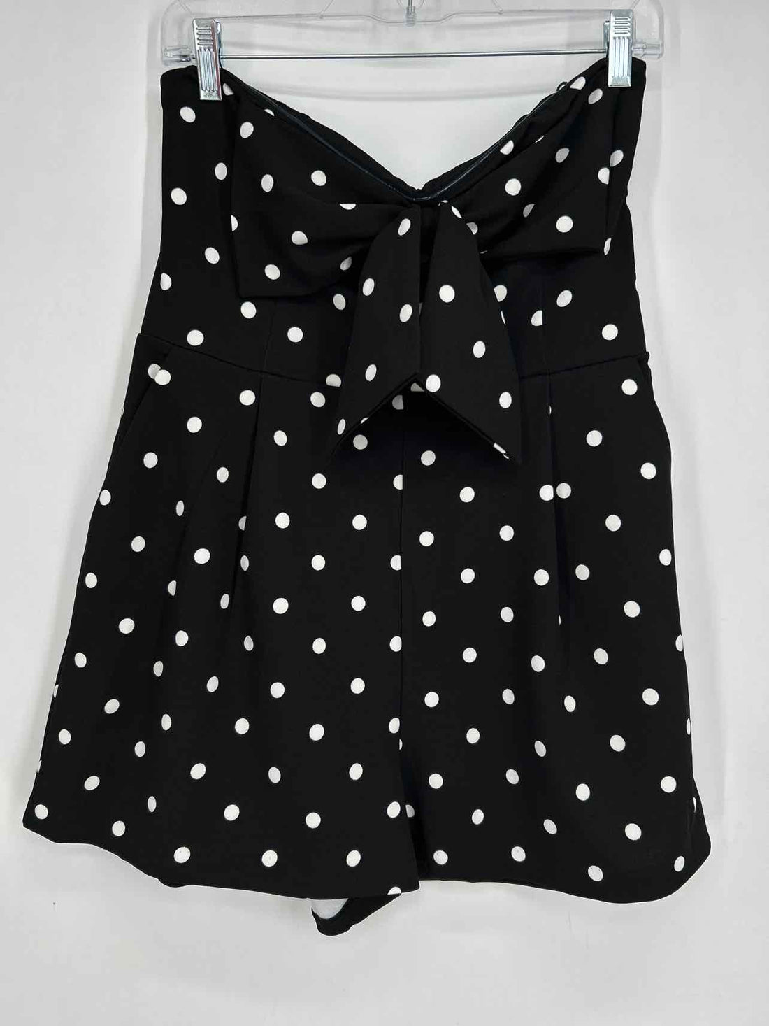 Express Size M Black & White Polkadot Rompers