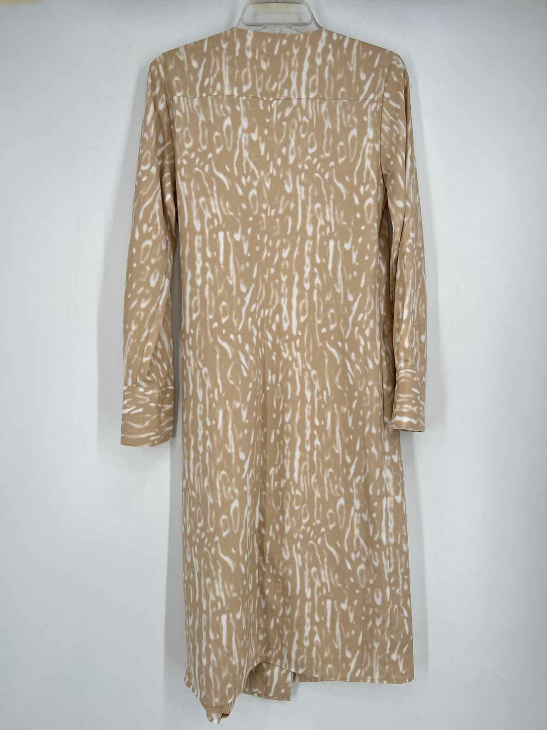 Calvin Klein Size 6 Beige & White NWT Dress