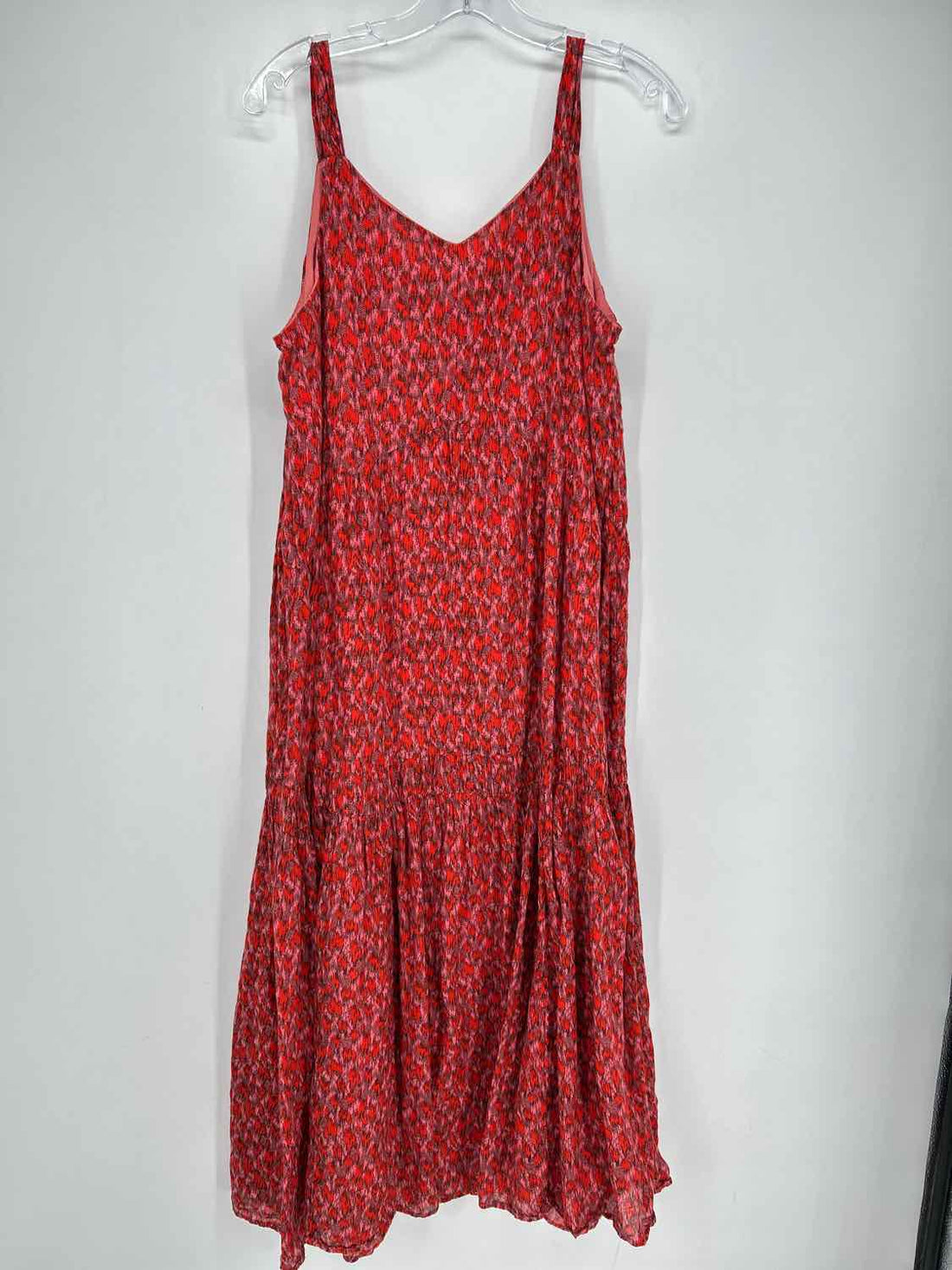 Joie Size M Red Floral Dress