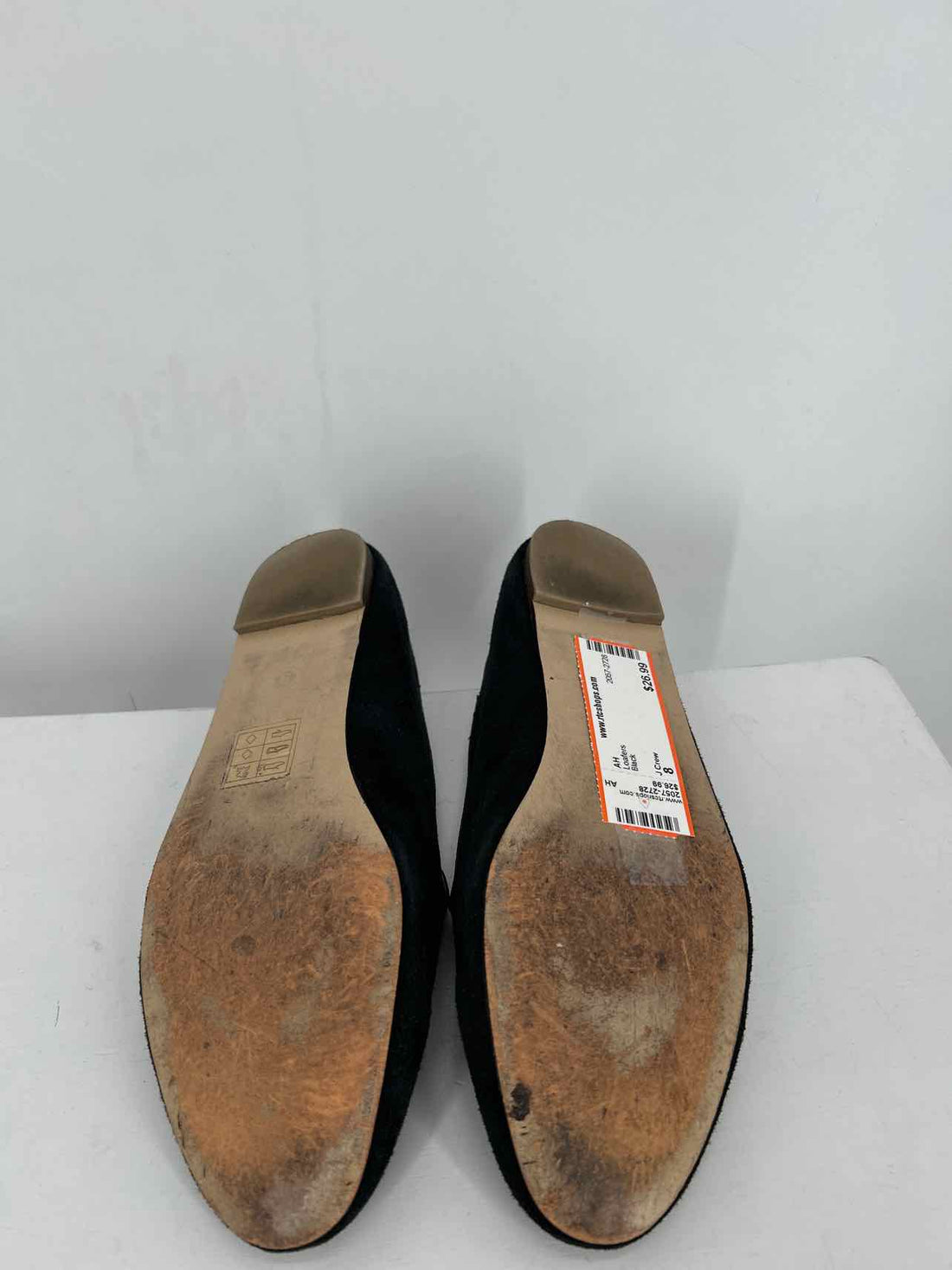 J Crew Women Size 8 Black Loafers